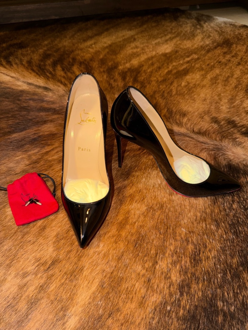 Pigalle Follies 100 Patent Heels – Black | Size 37.5